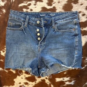 Old Navy Women's Distressed Blue Jean Shorts